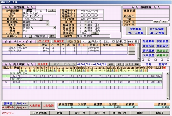 顧客情報管理