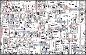 牛乳宅配管理システム|住宅地図展開例